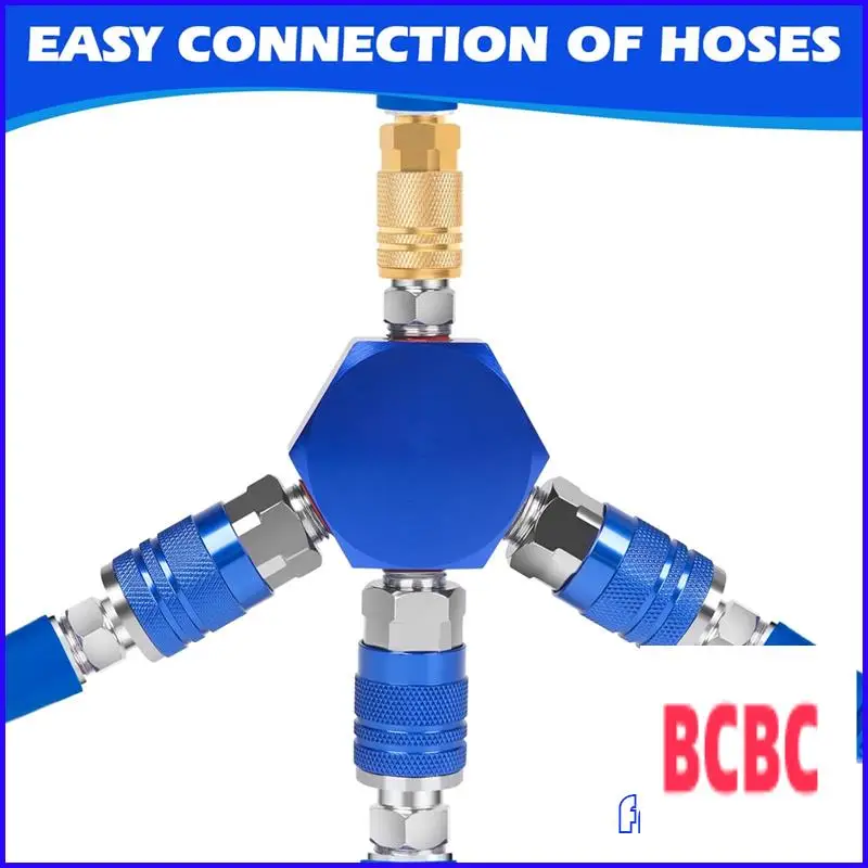 BB-1 Piece 1/4 Inch NPT 3-Way Air Manifold ,Industrial Quick Couplers Plug Blue Aluminum Quick Connect Fittings
BB-1 Piece 1/4 Inch NPT 3-Way Air Manifold ,Industrial Quick Couplers Plug Blue Aluminum Quick Connect Fittings
