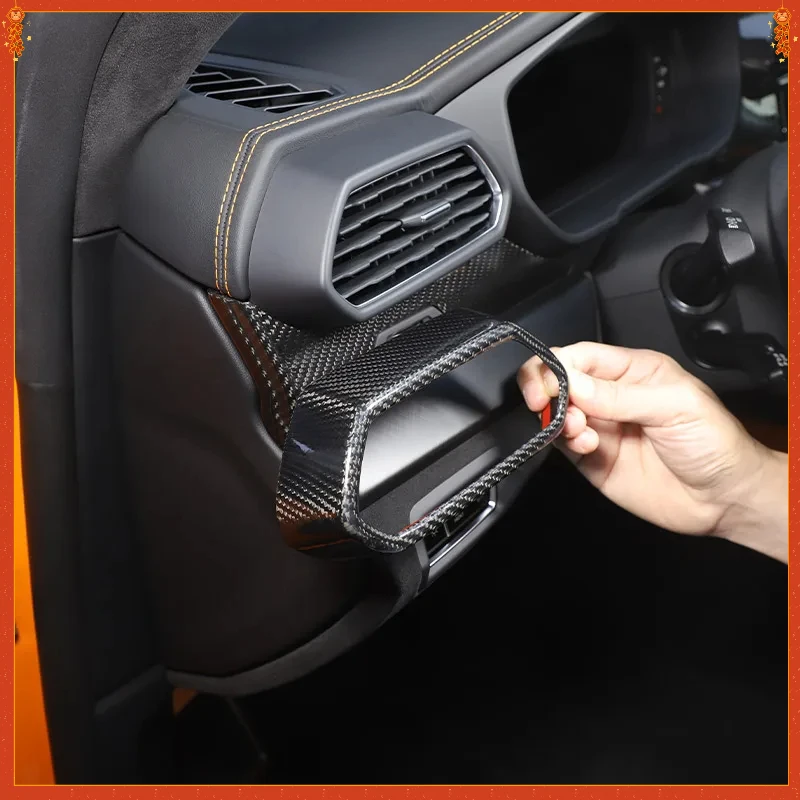 For Lamborghini URUS Real Dry Carbon Fiber Dashboard Side Air Outlet Frame Decoration Stickers modification 18-21 Accessories
For Lamborghini URUS Real Dry Carbon Fiber Dashboard Side Air Outlet Frame Decoration Stickers modification 18-21 Accessories