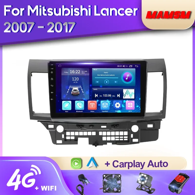 Автомобильный радиоприемник MAMSM Android 12 для Mitsubishi Lancer 10 CY 2007-2017 мультимедийный видеоплеер Навигация стерео GPS Авторадио для Carplay
Автомобильный радиоприемник MAMSM Android 12 для Mitsubishi Lancer 10 CY 2007-2017 мультимедийный видеоплеер Навигация стерео GPS Авторадио для Carplay