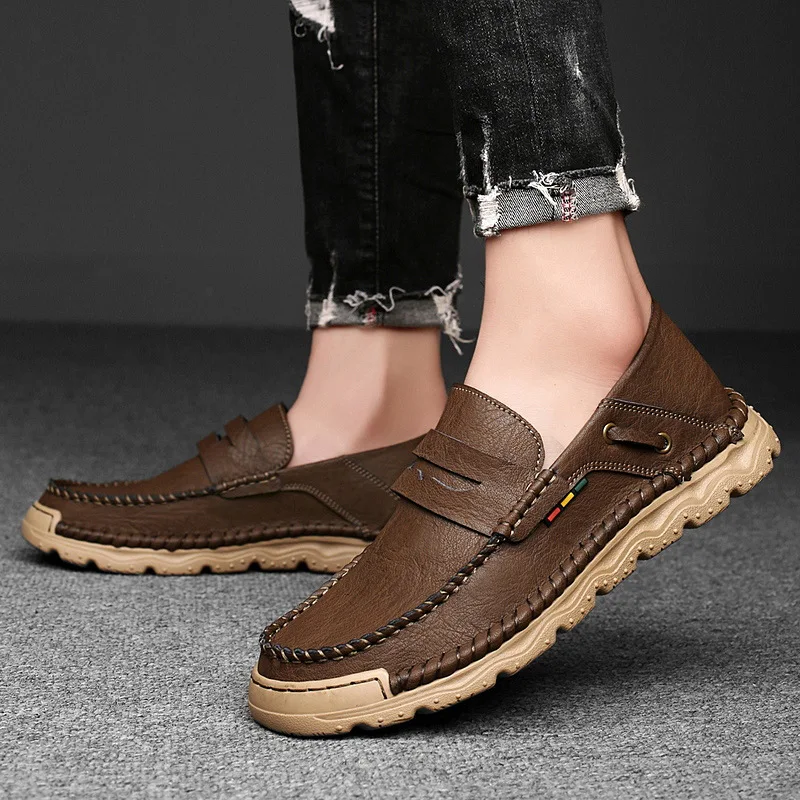 Handmade Large Size Casual Outdoor Shoes for Men Fashionable Stitching Leisure Footwear Suitable for All Seasons
Handmade Large Size Casual Outdoor Shoes for Men Fashionable Stitching Leisure Footwear Suitable for All Seasons