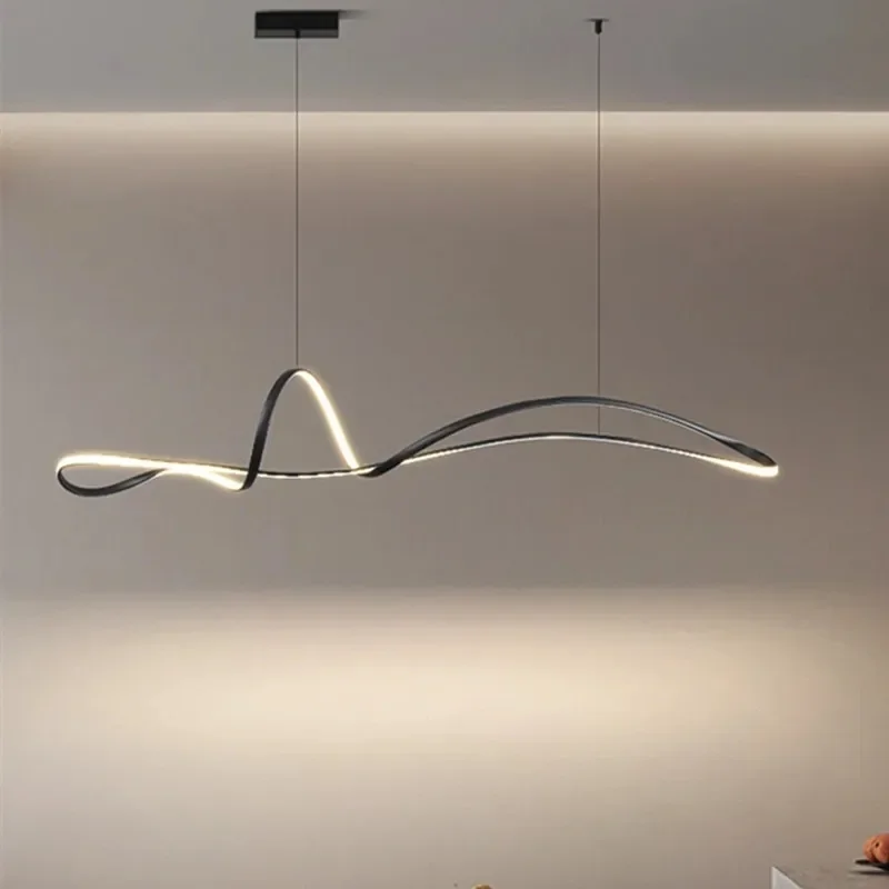 Modern minimalist restaurant chandeliers light luxury corrugated strip lights kitchen chandeliers home decoration lighting
Modern minimalist restaurant chandeliers light luxury corrugated strip lights kitchen chandeliers home decoration lighting