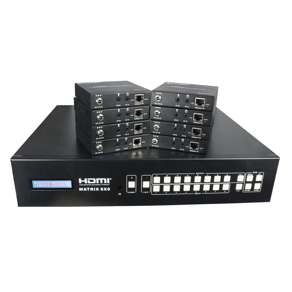 Матрица HDBaseT с матрицей Rs232 Hdbaset 8x8 HDMI2.0b через HDBaset 150 м 4:4:4
Матрица HDBaseT с матрицей Rs232 Hdbaset 8x8 HDMI2.0b через HDBaset 150 м 4:4:4