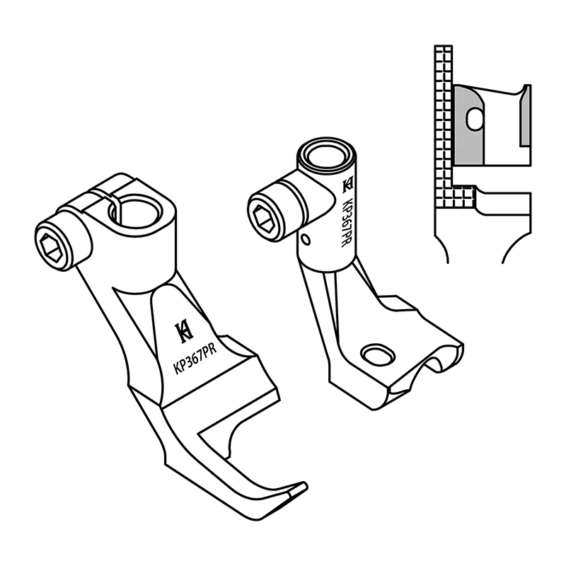 #KH367PR Piping Feet Fit For Durkopp Adler 367,467,767 JUKl LU-2210 LU-2810A Sewing Machine Presser Foot #KP367PR
#KH367PR Piping Feet Fit For Durkopp Adler 367,467,767 JUKl LU-2210 LU-2810A Sewing Machine Presser Foot #KP367PR