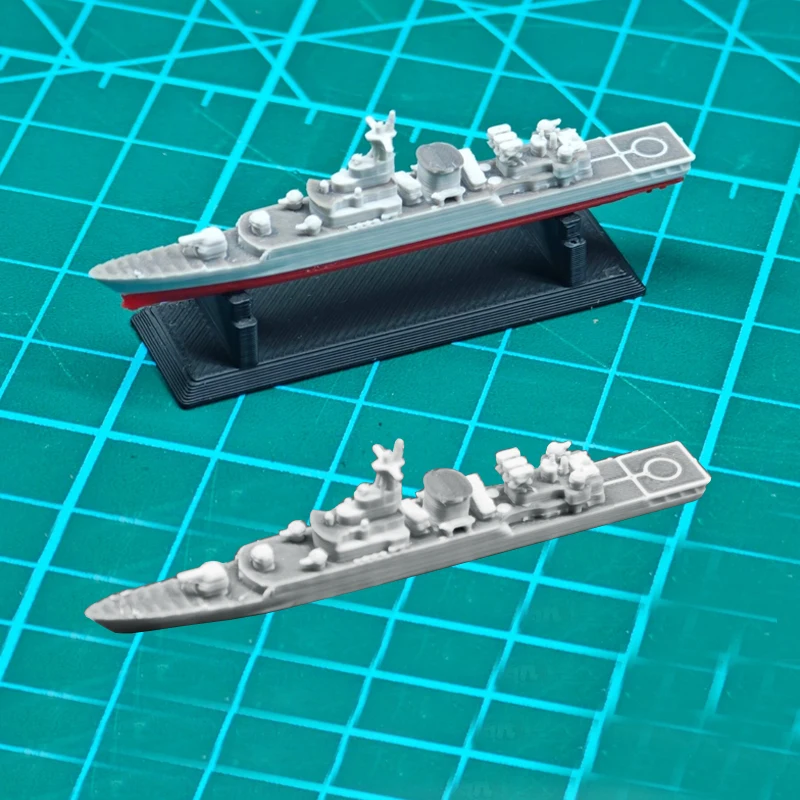 2PC 3D Printed 053H3 Guided Missile Destroyer Model 1/2000 Scale Frigate Warship Length 7.3cm for Naval Model Collection Display
2PC 3D Printed 053H3 Guided Missile Destroyer Model 1/2000 Scale Frigate Warship Length 7.3cm for Naval Model Collection Display