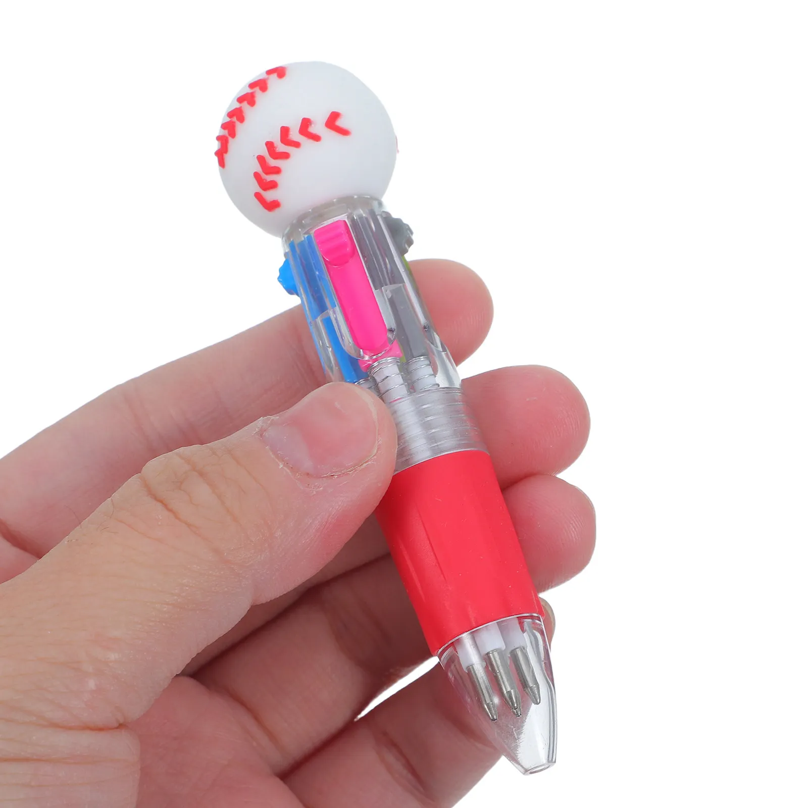 12Pcs Baseball Inspired Ballpoint Pens Multicolor Ink 0.5mm Tip Mini Retractable Cute Sports Writing Pens for School Office
12Pcs Baseball Inspired Ballpoint Pens Multicolor Ink 0.5mm Tip Mini Retractable Cute Sports Writing Pens for School Office