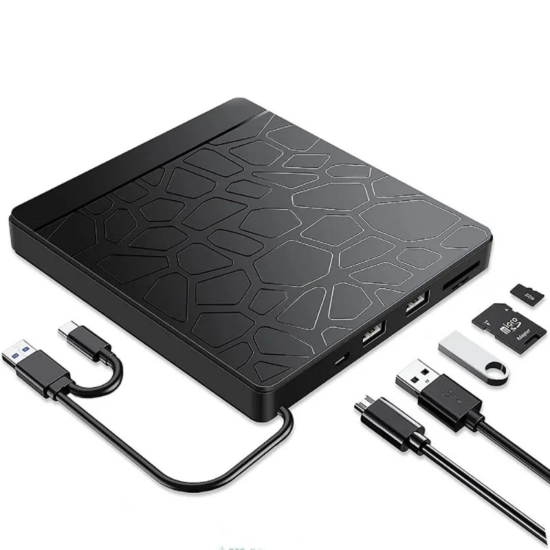 Desktop external optical drive 5-in-1 multi-function DVD burner Laptop card optical drive HUD2-in-1
Desktop external optical drive 5-in-1 multi-function DVD burner Laptop card optical drive HUD2-in-1