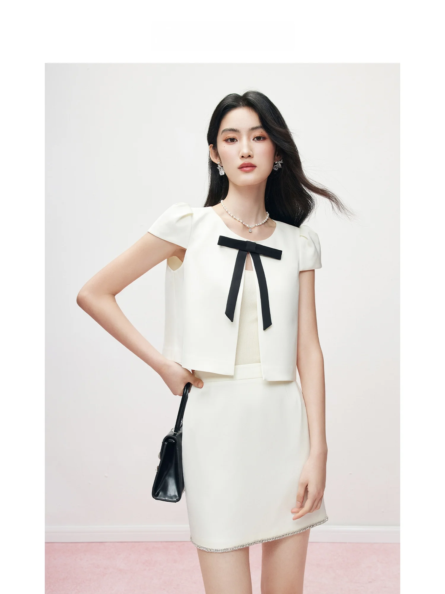 MandyZhang Summer Short Bubble Sleeve Set Dress Women's Fashion High Waist Knot Color Block Acetate Skirt Elegant S...
MandyZhang Summer Short Bubble Sleeve Set Dress Women's Fashion High Waist Knot Color Block Acetate Skirt Elegant S...