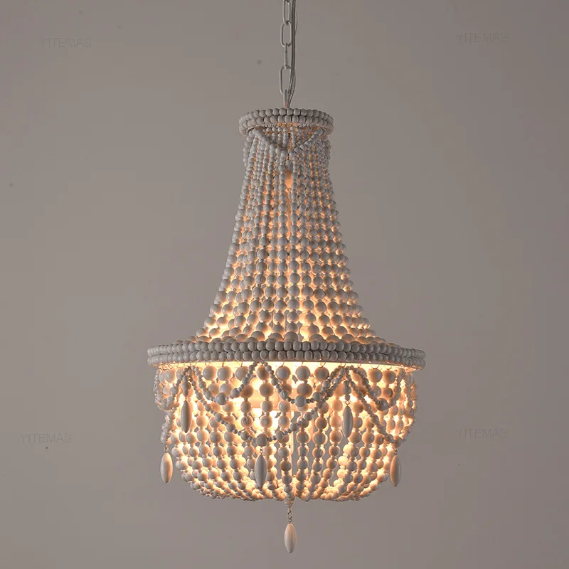 Beads Tassel Chandelier Retro White Wooden Beaded Pendant Light In Bedroom Living Room Dining Room Bohemian Staircase Chandelier
Beads Tassel Chandelier Retro White Wooden Beaded Pendant Light In Bedroom Living Room Dining Room Bohemian Staircase Chandelier