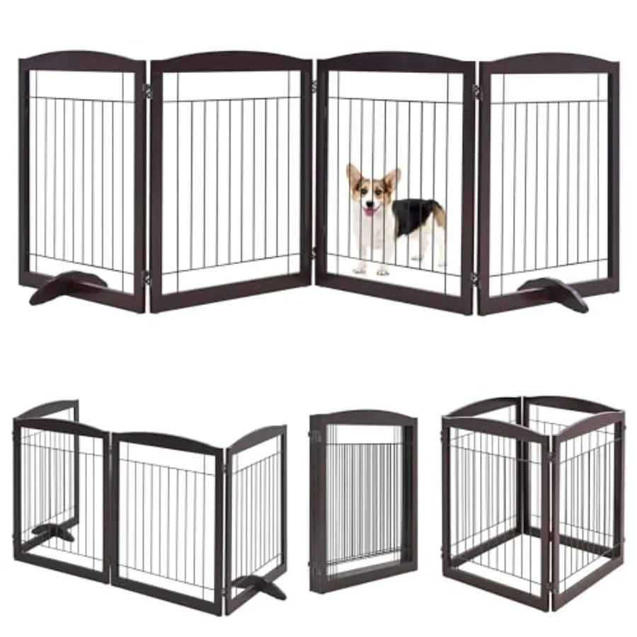 Extra Wide Dog Gate Freestanding Pet Gate for DogsFoldable Puppy Fence with Support Feet Suitable for Doorway Stairs 98 in Wide
Extra Wide Dog Gate Freestanding Pet Gate for DogsFoldable Puppy Fence with Support Feet Suitable for Doorway Stairs 98 in Wide