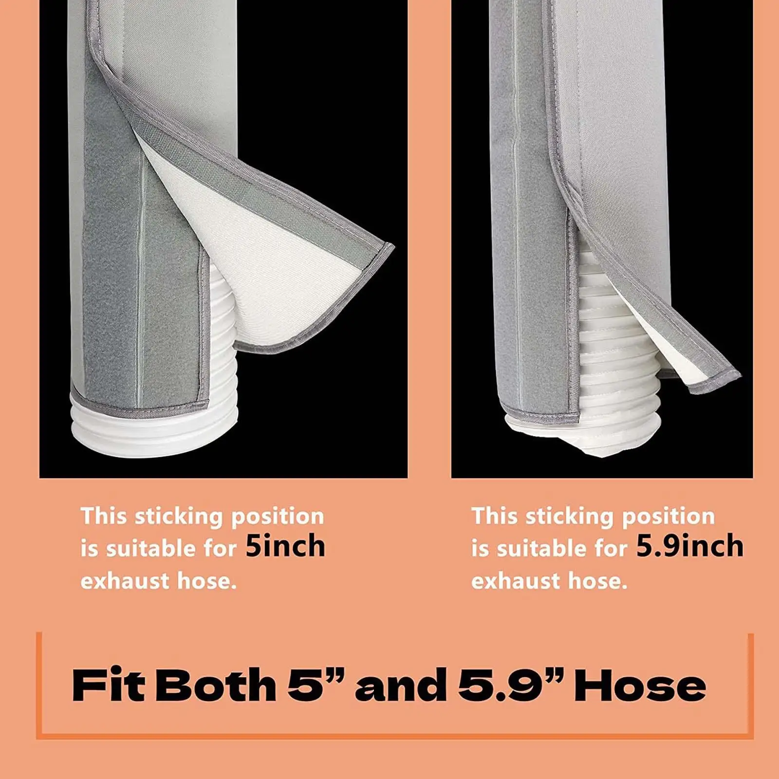 Air Conditioner Hose Cover Dustproof Cover Wrap for 5-5.9 Inch Exhaust Pipe
Air Conditioner Hose Cover Dustproof Cover Wrap for 5-5.9 Inch Exhaust Pipe