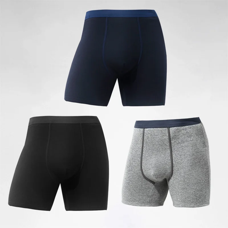 3PCS Men's warm underwear men's velvet and thick anti-wear leg extended boxer shorts autumn and winter middle aged boxer shorts
3PCS Men's warm underwear men's velvet and thick anti-wear leg extended boxer shorts autumn and winter middle aged boxer shorts