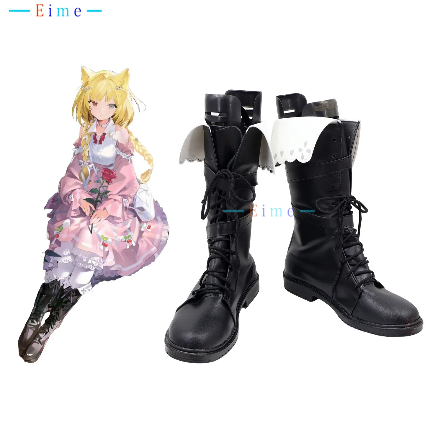 Game Arknights Nightmare Cosplay Shoes Black PU Leather Shoes Halloween Cosplay Boots Big Size Custom Made
Game Arknights Nightmare Cosplay Shoes Black PU Leather Shoes Halloween Cosplay Boots Big Size Custom Made
