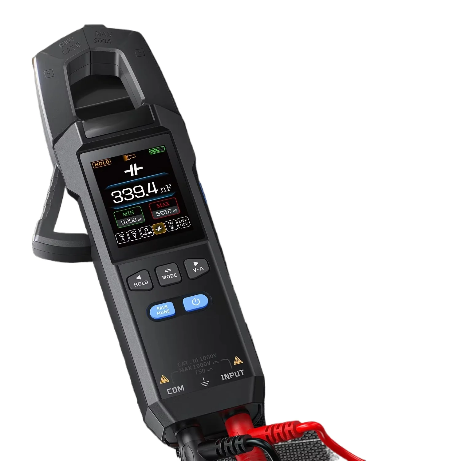 DC AC Current Clamp Meter 10000 Counts Digital Multimeter 600A NCV USB Tester Professional Electrician Tool
DC AC Current Clamp Meter 10000 Counts Digital Multimeter 600A NCV USB Tester Professional Electrician Tool
