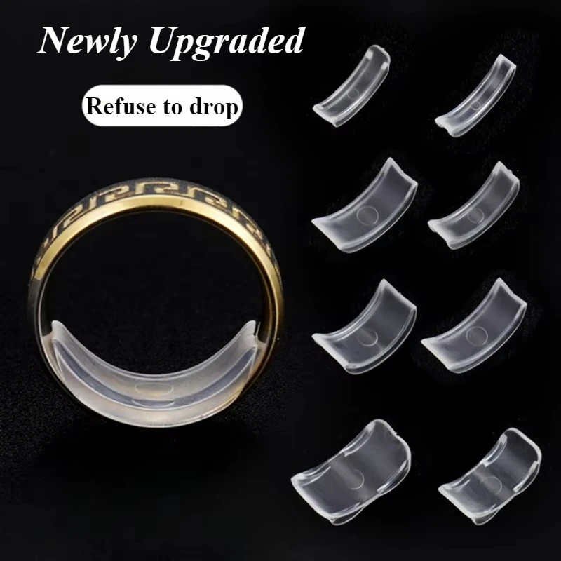 8 Sizes Silicone Invisible Clear Ring Sizer Anti-Loss Proof Invisible Ring Holder Retainer Shrinker for Large Rings
8 Sizes Silicone Invisible Clear Ring Sizer Anti-Loss Proof Invisible Ring Holder Retainer Shrinker for Large Rings