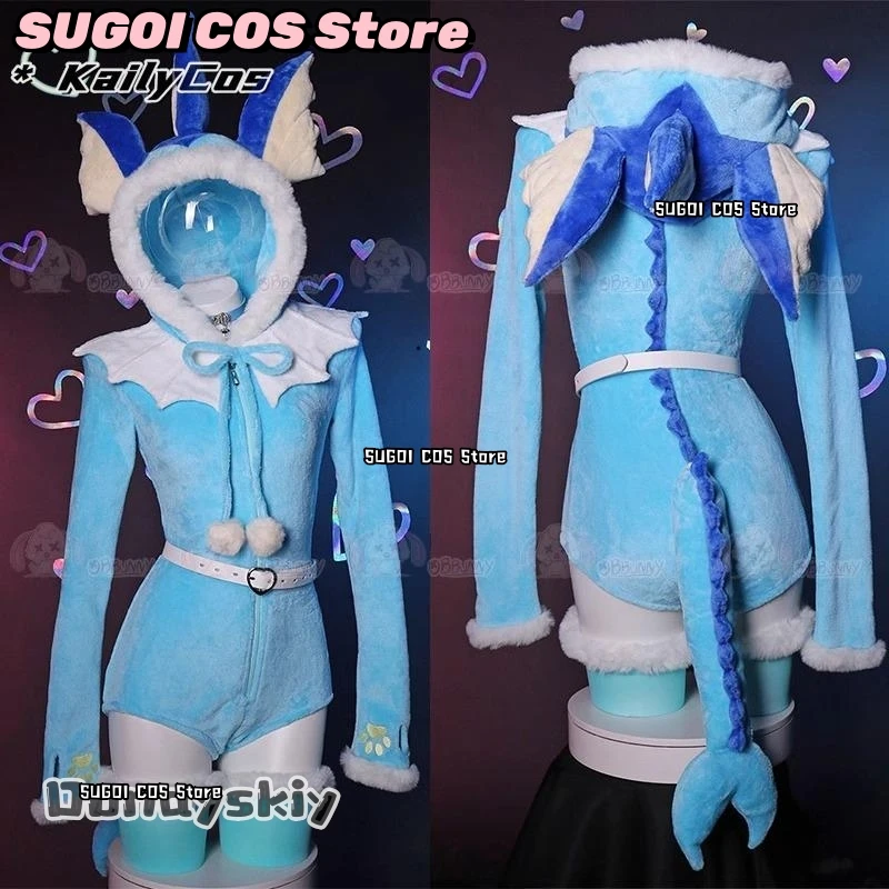 Anime Vaporeon Cosplay Costume Women Sexy Flannel Hooded Bodysuit Tail Socks Suit Bunny Girl Kawaii Plush Pajamas Cute Jumpsuit
Anime Vaporeon Cosplay Costume Women Sexy Flannel Hooded Bodysuit Tail Socks Suit Bunny Girl Kawaii Plush Pajamas Cute Jumpsuit