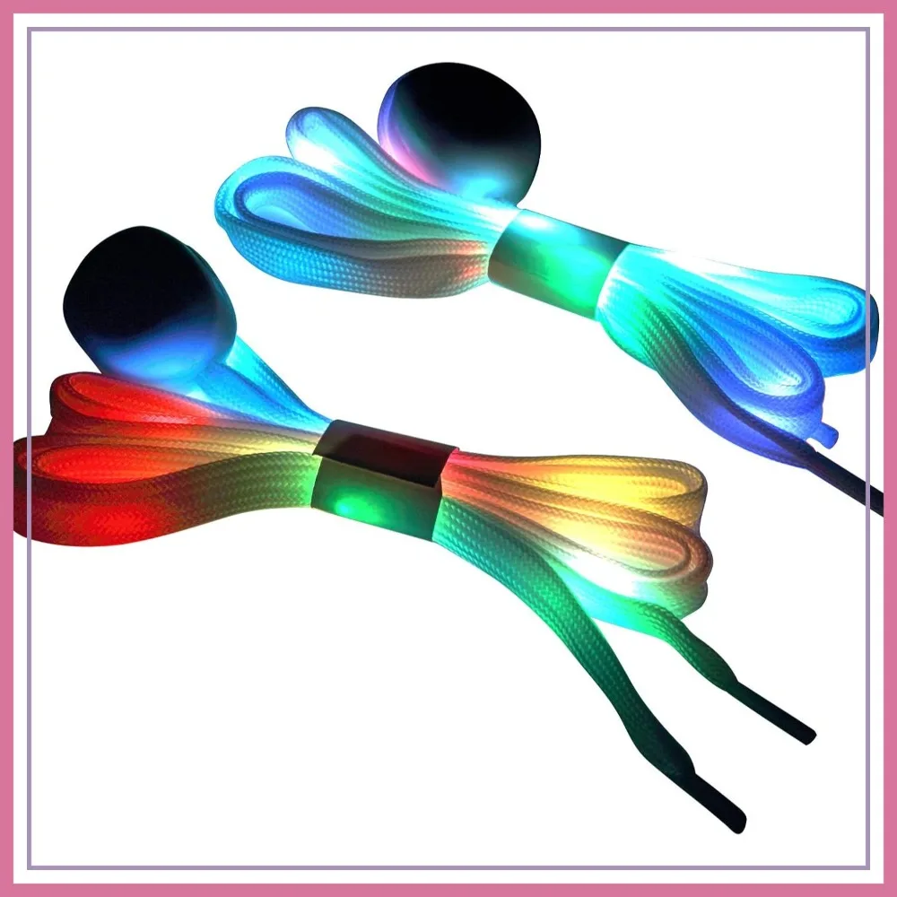 Shoelaces Light Up Laces, 3 Modes 7 Colors Flashing Colorful Shoestrings for Night Party
Shoelaces Light Up Laces, 3 Modes 7 Colors Flashing Colorful Shoestrings for Night Party