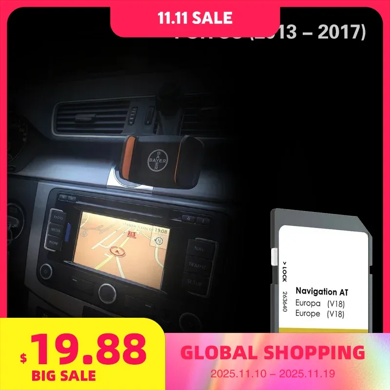 AT V18 Compatibility with VW CC from 2013 to 2017 Car Naving SD Map Memory Card Cover Finland Denmark Croatia Italy
AT V18 Compatibility with VW CC from 2013 to 2017 Car Naving SD Map Memory Card Cover Finland Denmark Croatia Italy