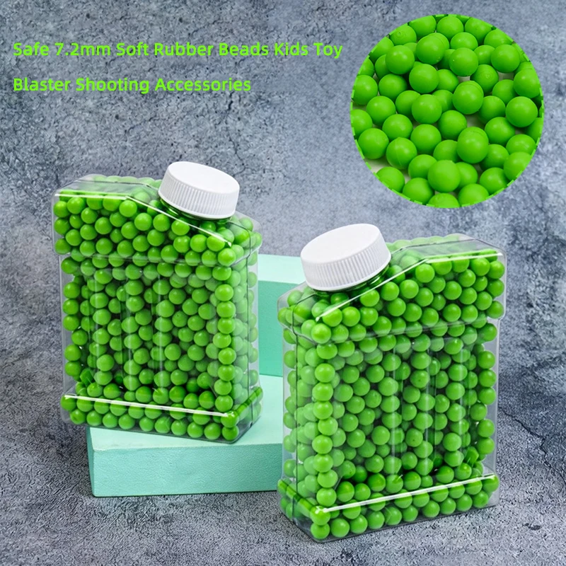 6ZA Safe 7.2mm Soft Rubber Beads Non-toxic Toy Blaster Bullets Outdoor Shooting Game Accessories
6ZA Safe 7.2mm Soft Rubber Beads Non-toxic Toy Blaster Bullets Outdoor Shooting Game Accessories