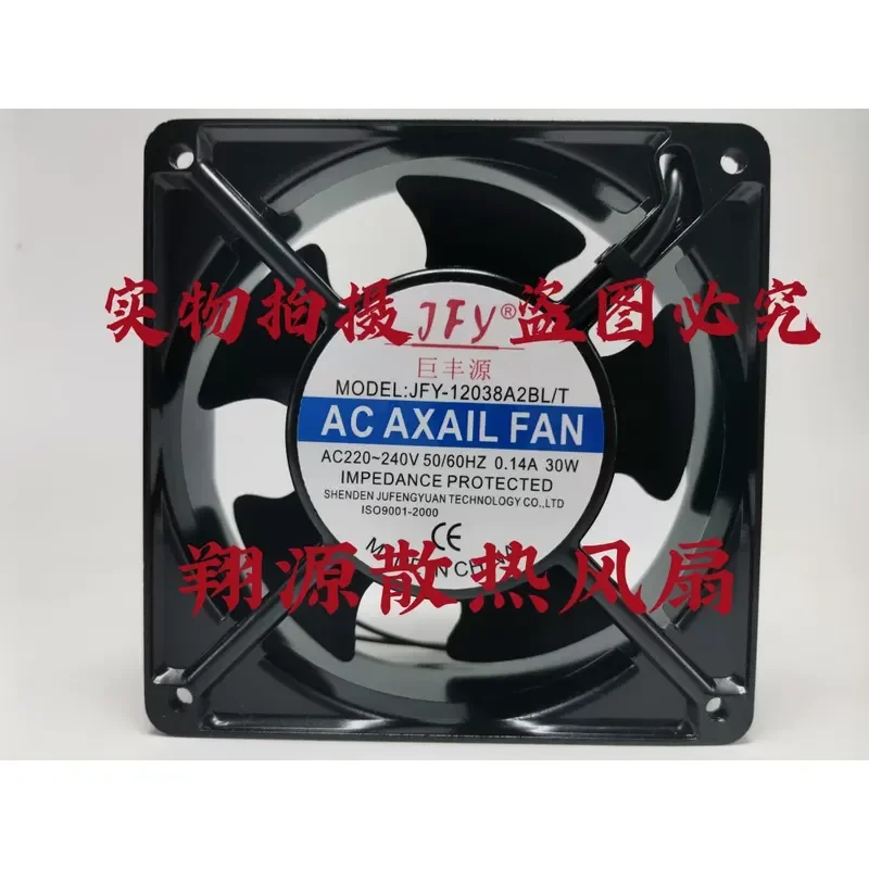 JFY-12038A2BL/T AC Axial Fan for 220V 240V 0.14A 30W
JFY-12038A2BL/T AC Axial Fan for 220V 240V 0.14A 30W