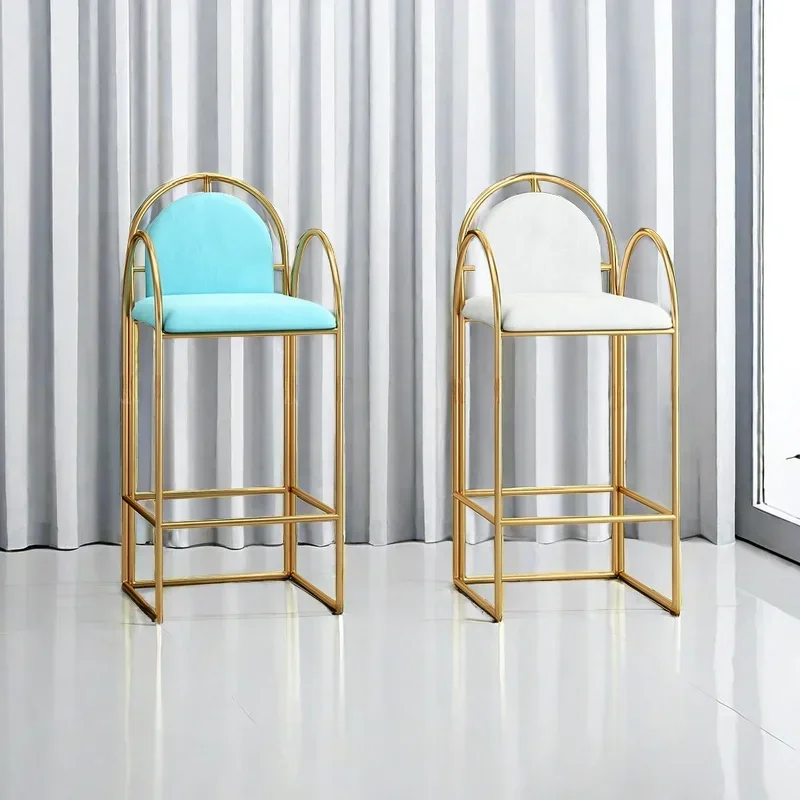 Garden Chair Salon Chair Nordic Bar Makeup Luxury Lightweight Taburetes Altos Cocina Design Metal Minimalist Waiting Furniture
Garden Chair Salon Chair Nordic Bar Makeup Luxury Lightweight Taburetes Altos Cocina Design Metal Minimalist Waiting Furniture
