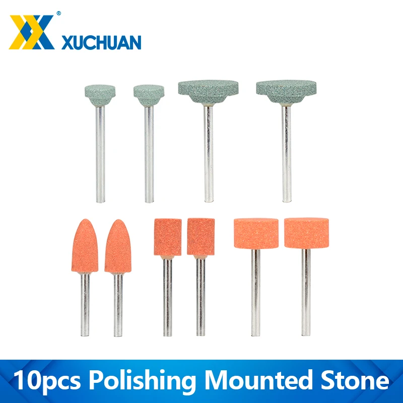 10pcs Abrasive Polishing Mounted Stone for Dremel Rotary Power Tool Accessories Grinding Head Abrasive Tools
10pcs Abrasive Polishing Mounted Stone for Dremel Rotary Power Tool Accessories Grinding Head Abrasive Tools