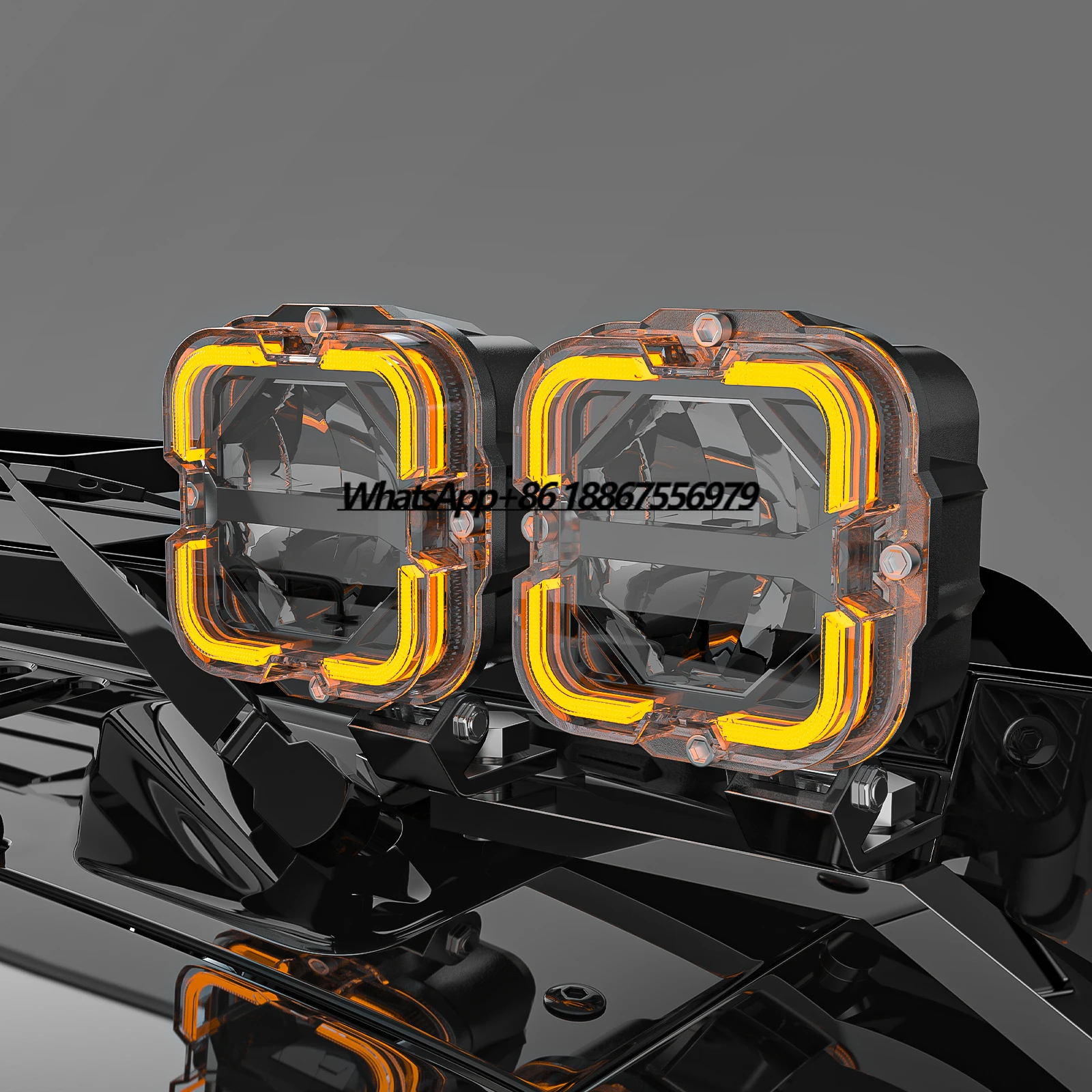 4Inch Patent Dual Color 6000k Car Light Square Edge Bar Flashing Auto Amber DRL Hi/lo Beam LED Work Fog Offroad Driving Lights
4Inch Patent Dual Color 6000k Car Light Square Edge Bar Flashing Auto Amber DRL Hi/lo Beam LED Work Fog Offroad Driving Lights