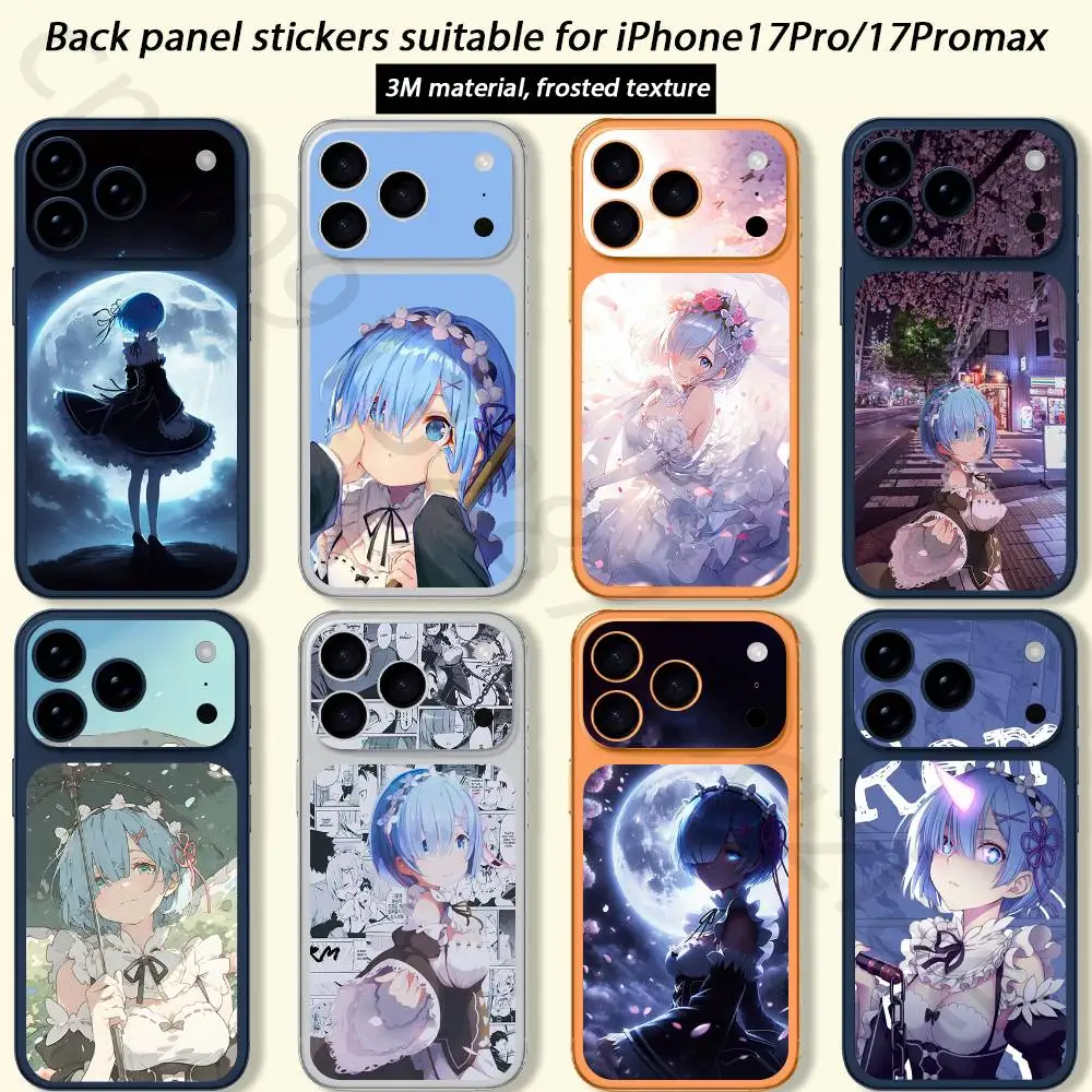 Rem R-Re Anime Z-Zero TICKET Decal Skin Wrap for iPhone 17 Pro/Pro max Protective Film for Back, Frame, Camera
Rem R-Re Anime Z-Zero TICKET Decal Skin Wrap for iPhone 17 Pro/Pro max Protective Film for Back, Frame, Camera
