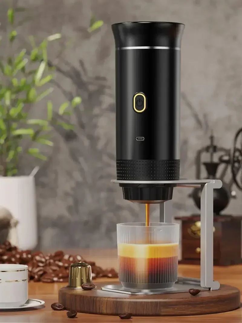 Wireless Electric Portable Espresso Coffee Machine for Car & Home Camping Coffee Maker 3-in-1 Capsule Powder Travel Coffee Maker
Wireless Electric Portable Espresso Coffee Machine for Car & Home Camping Coffee Maker 3-in-1 Capsule Powder Travel Coffee Maker