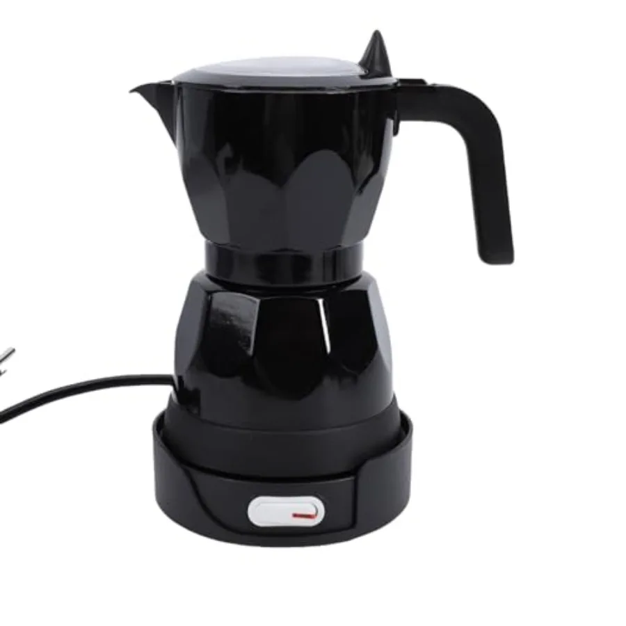 Electric Mocha Pot 3 Cup Aluminum Machine Portable Electric Italian Cuban Coffee Maker with Detachable Base Mocha Maker for Hom
Electric Mocha Pot 3 Cup Aluminum Machine Portable Electric Italian Cuban Coffee Maker with Detachable Base Mocha Maker for Hom