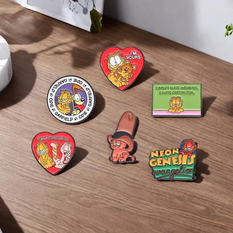 Hot New Cartoon Anime 6pcs/set Cute Garfields Personality Animation Peripheral Set Badge Brooch Cute Birthday Gifts Hot Selling
Hot New Cartoon Anime 6pcs/set Cute Garfields Personality Animation Peripheral Set Badge Brooch Cute Birthday Gifts Hot Selling
