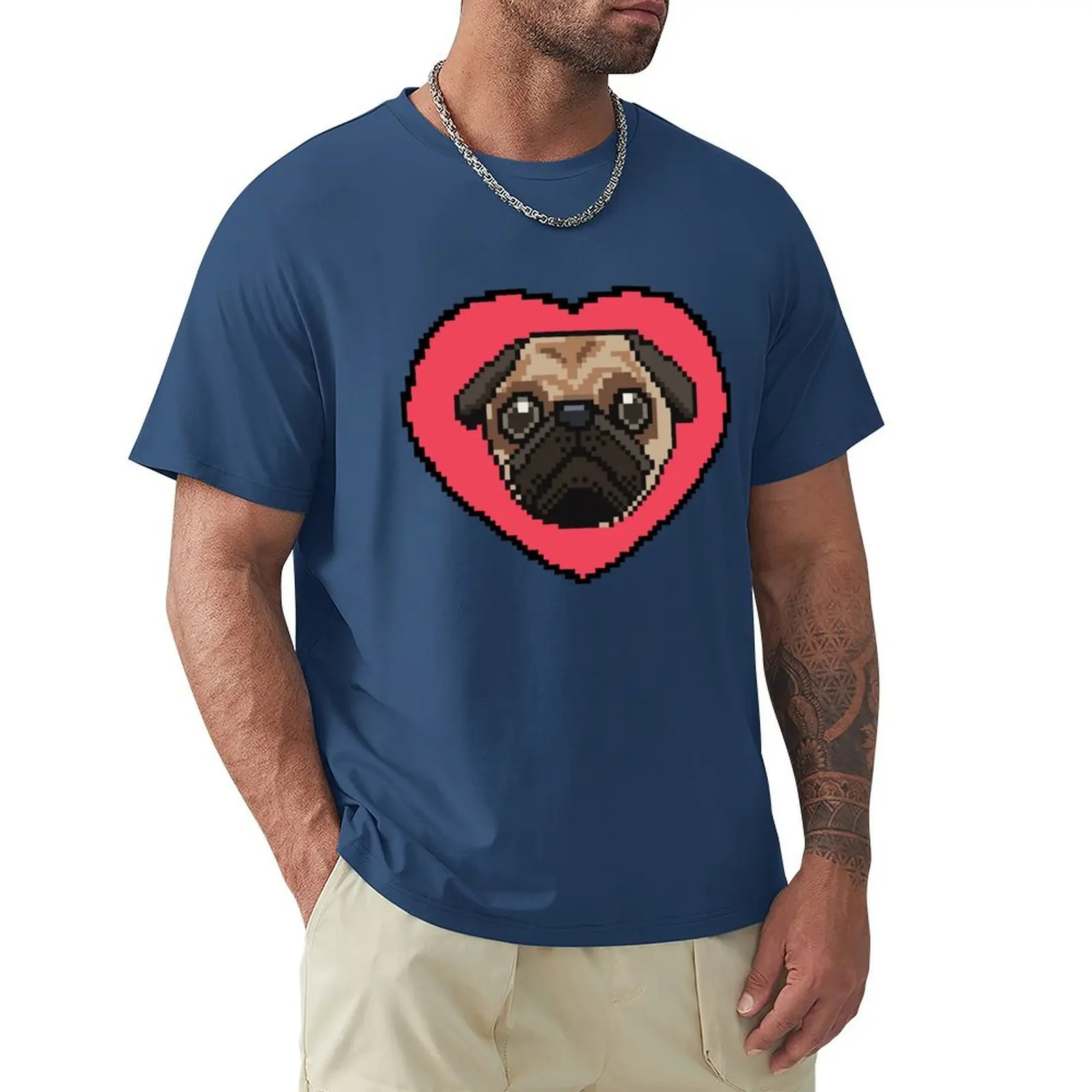 Футболка Pixel Pug для мальчиков, белые большие и высокие футболки размера для мужчин
Футболка Pixel Pug для мальчиков, белые большие и высокие футболки размера для мужчин