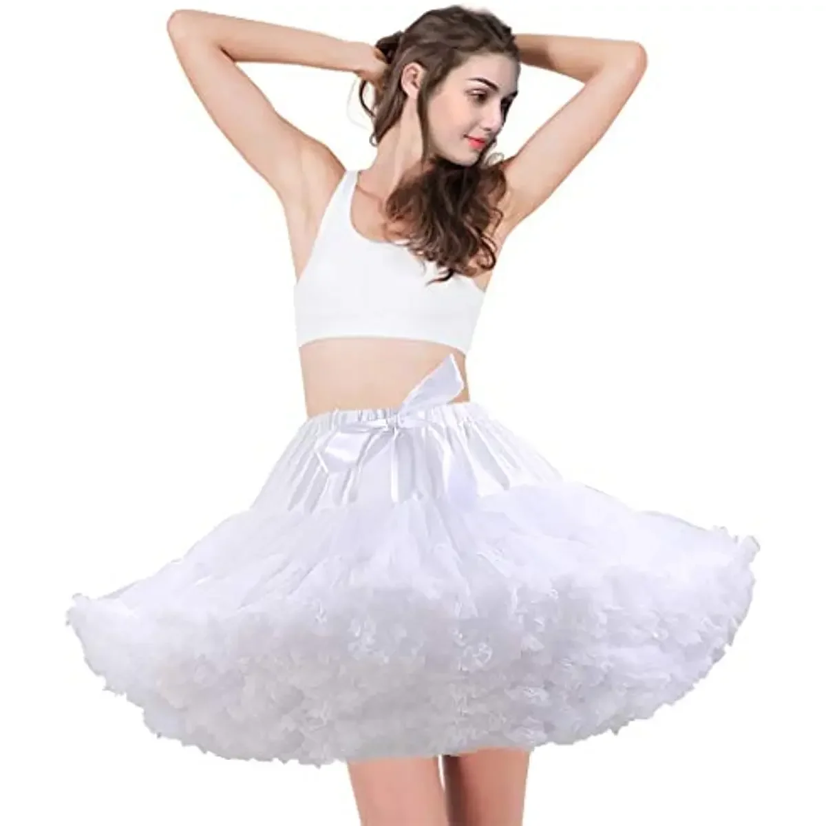 Women's Puffy Tutu Skirt Elastic Waist Tulle Tutu Skirt Fluffy Princess Ballet Dance Underskirt
Women's Puffy Tutu Skirt Elastic Waist Tulle Tutu Skirt Fluffy Princess Ballet Dance Underskirt