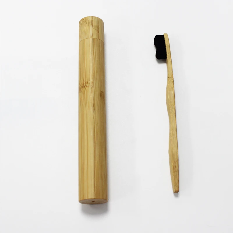 2 in 1 19cm Travel Adult Women Girls Natural Eco Friendly Bamboo Toothbrush Tooth Brush Tube Holder Box Case With Toothbrush
2 in 1 19cm Travel Adult Women Girls Natural Eco Friendly Bamboo Toothbrush Tooth Brush Tube Holder Box Case With Toothbrush