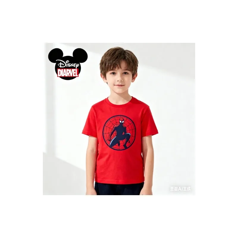 Brand Disney Trend Summer Pure Cotton Thickened Short-sleeved Printed T-shirt Boys and Girls Loose Casual Six-color Trend Kids
Brand Disney Trend Summer Pure Cotton Thickened Short-sleeved Printed T-shirt Boys and Girls Loose Casual Six-color Trend Kids