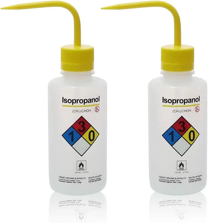 2-Pack 500ml LDPE Safety Wash Bottles with PP Tube, Leak-Proof, for Lab Use
2-Pack 500ml LDPE Safety Wash Bottles with PP Tube, Leak-Proof, for Lab Use