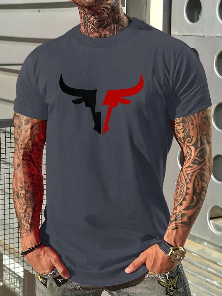 Men's Urban Fashion T-shirt Casual Short Sleeve Top 3D Bull Print T-shirt New 2024 Summer Outdoor Sports T-shirt
Men's Urban Fashion T-shirt Casual Short Sleeve Top 3D Bull Print T-shirt New 2024 Summer Outdoor Sports T-shirt
