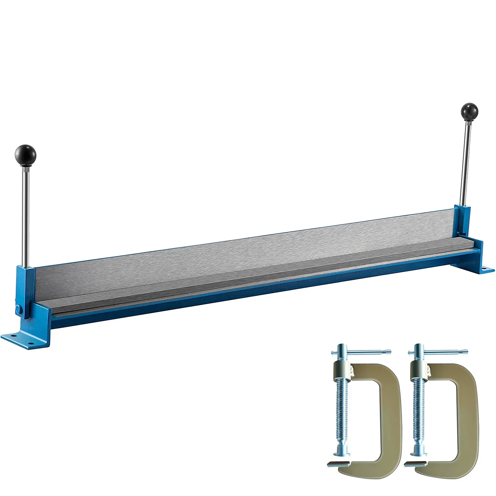 Sheet Metal Brake 760mm / 460mm Length Portable Metal Bender Metal Bending Brake Rolling Folding Machine with 2 C-shaped Clamps
Sheet Metal Brake 760mm / 460mm Length Portable Metal Bender Metal Bending Brake Rolling Folding Machine with 2 C-shaped Clamps