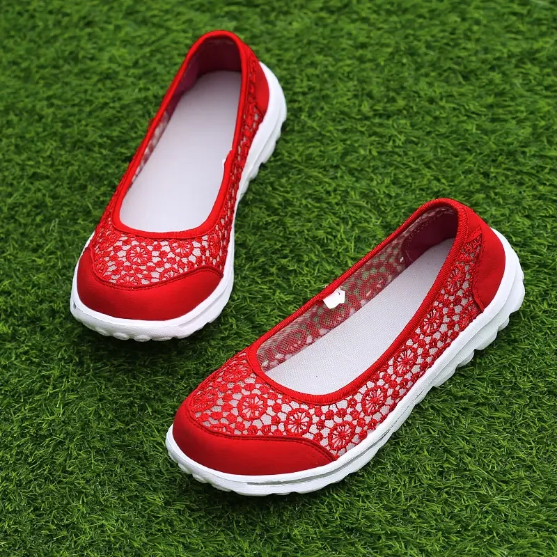 Women's Breathable Mesh Casual Shoes - Lightweight and Comfortable Flat Shoes, Gauze Shallow Mouth Boat Women's Dance Shoes
Women's Breathable Mesh Casual Shoes - Lightweight and Comfortable Flat Shoes, Gauze Shallow Mouth Boat Women's Dance Shoes
