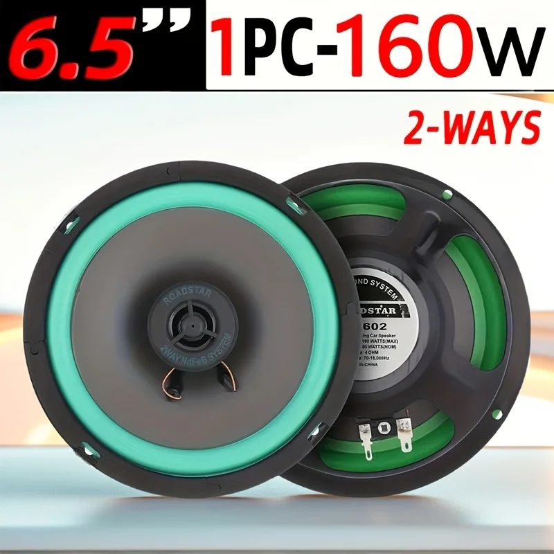 1pc 6.5Inch 160W 2Channel Car HiFi Coaxial Speaker, Stereo Audio Car Door Speaker, Tweeter Mid-Bass Full Range Speaker
1pc 6.5Inch 160W 2Channel Car HiFi Coaxial Speaker, Stereo Audio Car Door Speaker, Tweeter Mid-Bass Full Range Speaker