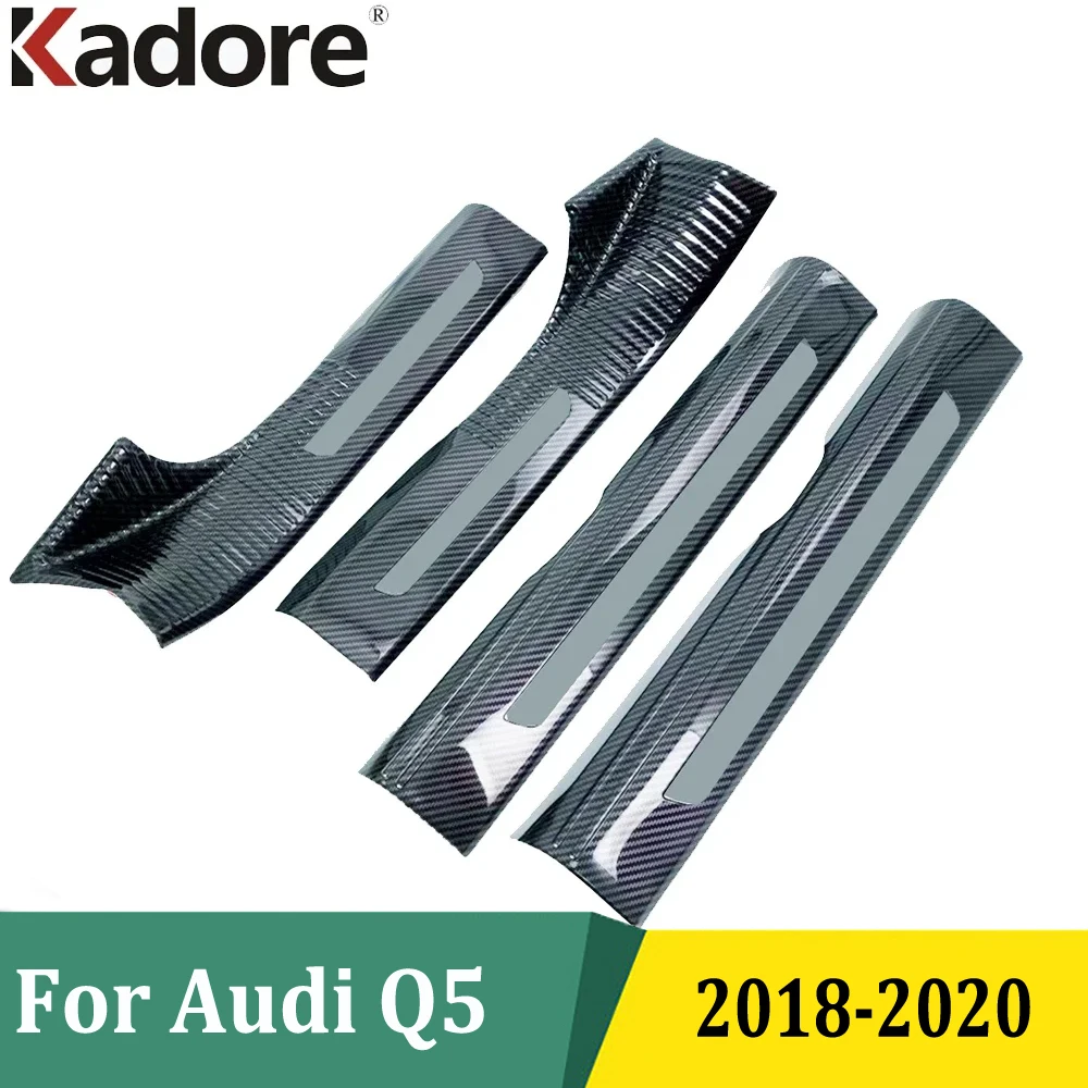 Для Audi Q5 2018 2019 2020 внутренняя накладка на пороги, защита на пороги, педали приветствия, Стайлинг автомобиля, нержавеющая сталь
Для Audi Q5 2018 2019 2020 внутренняя накладка на пороги, защита на пороги, педали приветствия, Стайлинг автомобиля, нержавеющая сталь