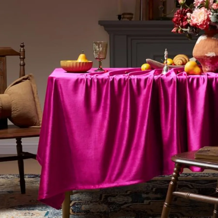 Velvet Tablecloths Rectangular: Luxury Vintage Solid Table Cloth - French Rustic Farmhouse Retro Outdoor Table Cover for Party
Velvet Tablecloths Rectangular: Luxury Vintage Solid Table Cloth - French Rustic Farmhouse Retro Outdoor Table Cover for Party