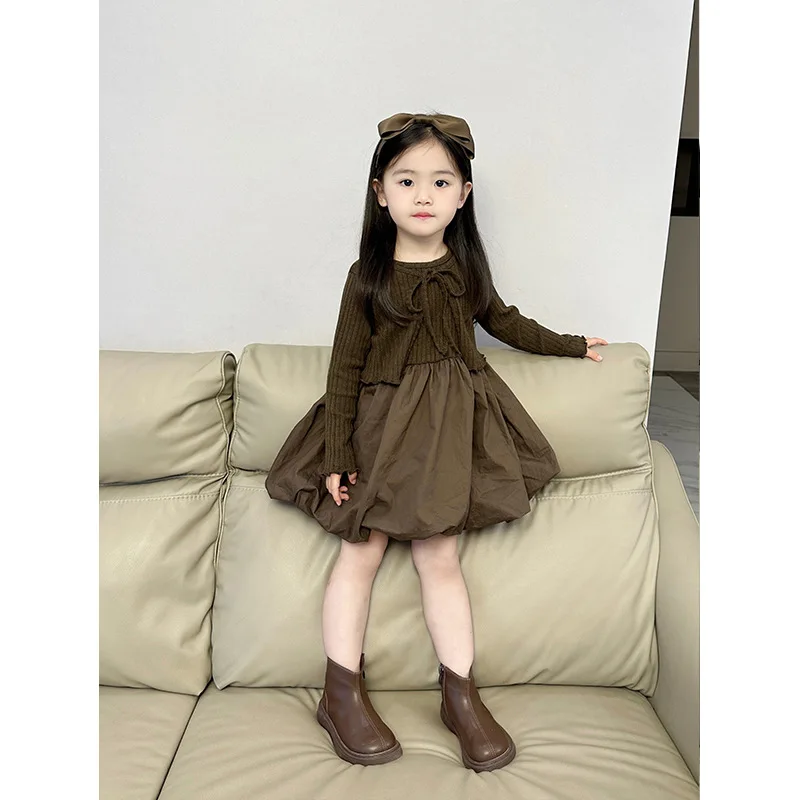 Deer Autumn Children's Korean Edition Two Piece Baby Knitted Cardigan Flower Blossom Dress Set Trendy
Deer Autumn Children's Korean Edition Two Piece Baby Knitted Cardigan Flower Blossom Dress Set Trendy