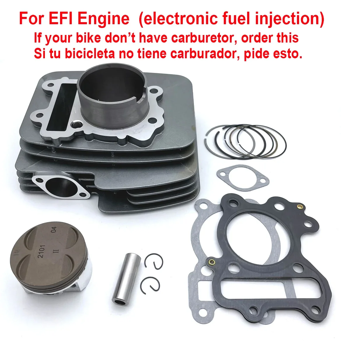 Motorcycle Engine Cylinder Kit With Piston Pin and Gaskets 57mm Bore for Benelli TNT150 TNT150i TNT 150 i 157FMJ-3 150CM3
Motorcycle Engine Cylinder Kit With Piston Pin and Gaskets 57mm Bore for Benelli TNT150 TNT150i TNT 150 i 157FMJ-3 150CM3