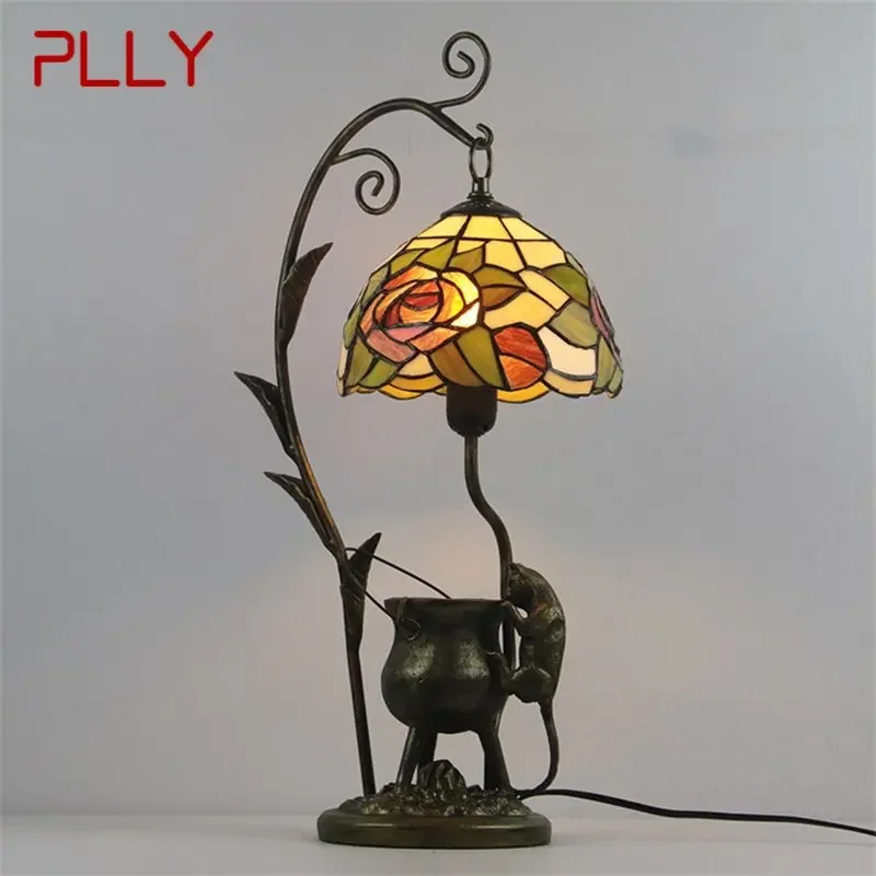 Настольная лампа PLLY Tiffany, светодиодная винтажная цветная стеклянная креативная настольная лампа с изображением кота, модный декор для дома, отеля, спальни, прикроватная тумбочка
Настольная лампа PLLY Tiffany, светодиодная винтажная цветная стеклянная креативная настольная лампа с изображением кота, модный декор для дома, отеля, спальни, прикроватная тумбочка