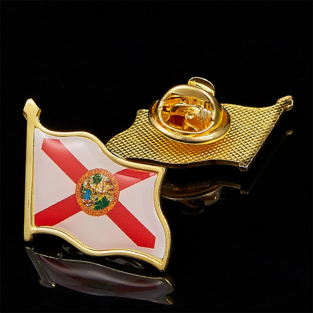 USA State of Florida State Miami Colored Lapel Pin States Flag Pin Badge Clothing Lapel Brooch Jewelry Decoration
USA State of Florida State Miami Colored Lapel Pin States Flag Pin Badge Clothing Lapel Brooch Jewelry Decoration