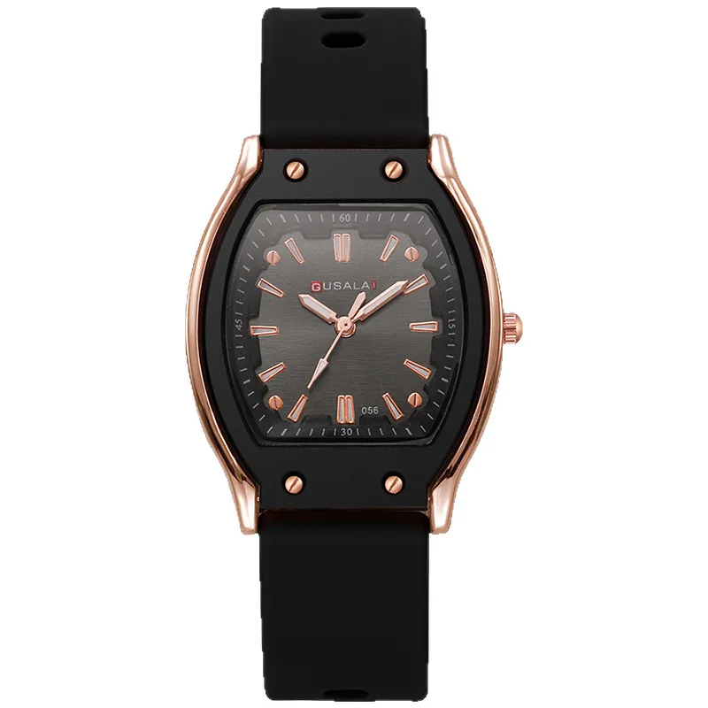 New Barrel Square Women's Silicone Watch High Value Women's Niche Quartz Watch
New Barrel Square Women's Silicone Watch High Value Women's Niche Quartz Watch