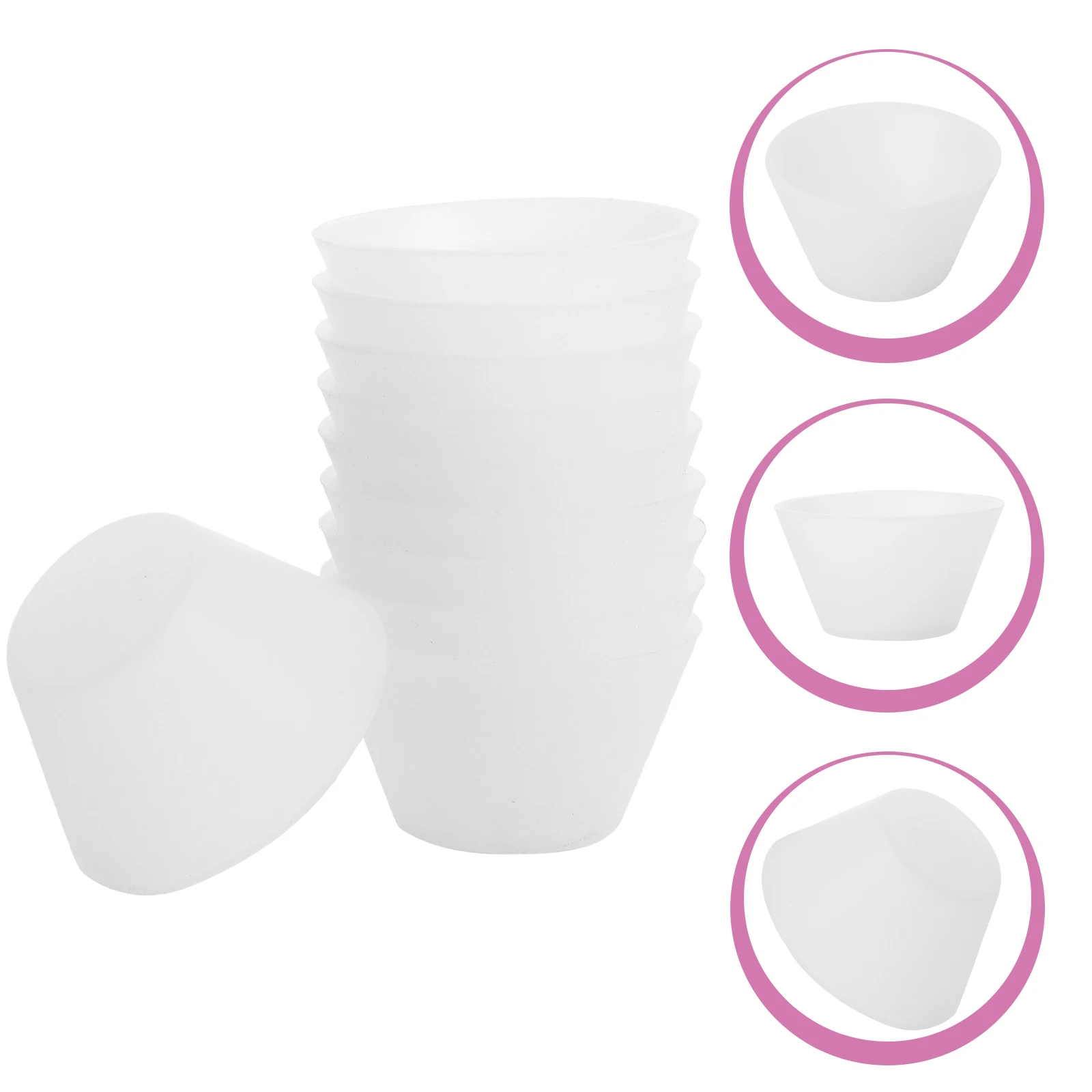 10 Pcs Glue Mixing Cups Silicone DIY Tool Epoxy Resin Craft Bowls for Jewelry Making Accessories Bead Findings
10 Pcs Glue Mixing Cups Silicone DIY Tool Epoxy Resin Craft Bowls for Jewelry Making Accessories Bead Findings