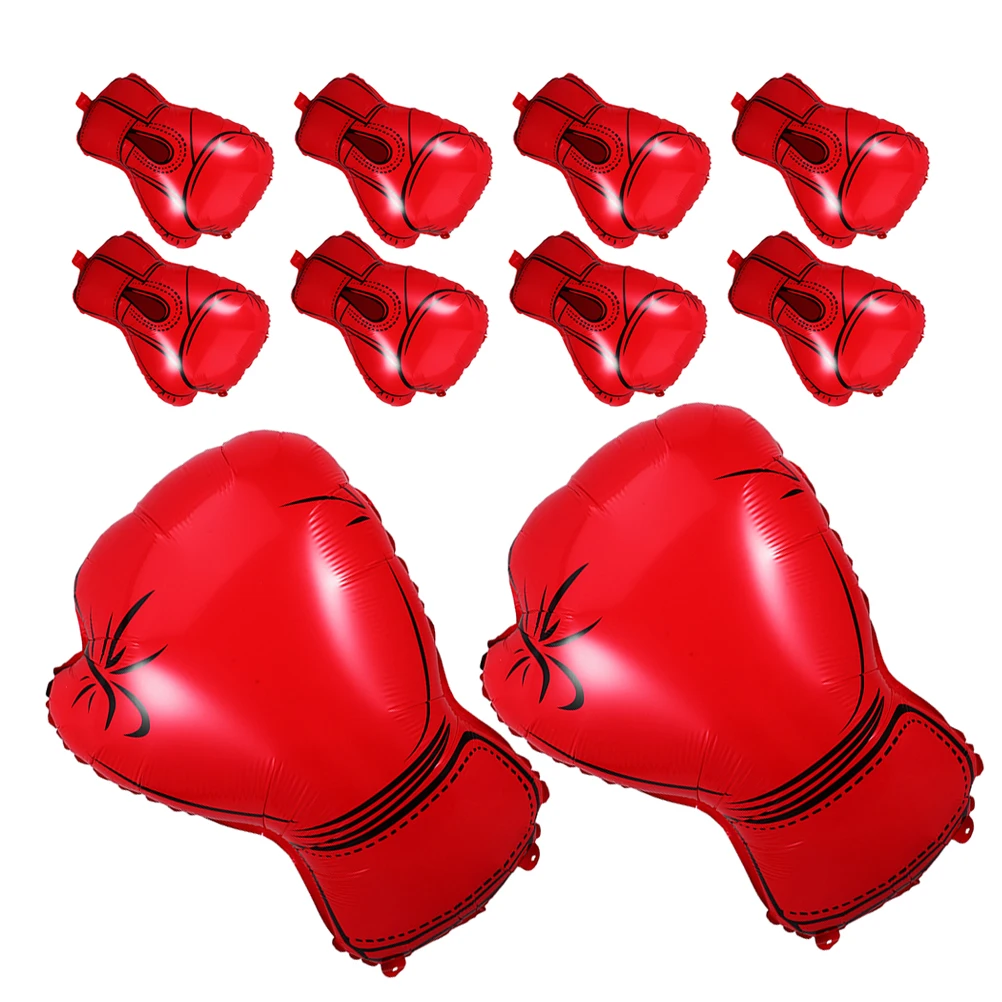 10Pcs Boxing Glove Balloons Aluminum Foil Inflatable Sport Boxing Birthday Party Decorations Wrestling Boys Birthday Balloons 
10Pcs Boxing Glove Balloons Aluminum Foil Inflatable Sport Boxing Birthday Party Decorations Wrestling Boys Birthday Balloons