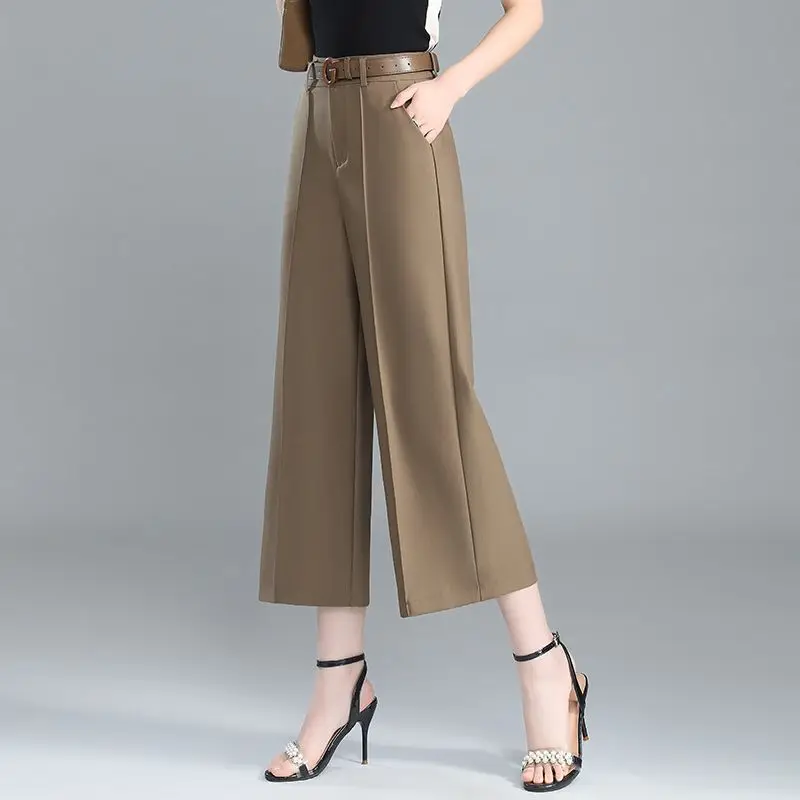 New Chiffon Straight Leg Wide Leg Women's Pants Korean High Waist Women's Pants Solid Color Loose Relaxed Suit Pants C121
New Chiffon Straight Leg Wide Leg Women's Pants Korean High Waist Women's Pants Solid Color Loose Relaxed Suit Pants C121