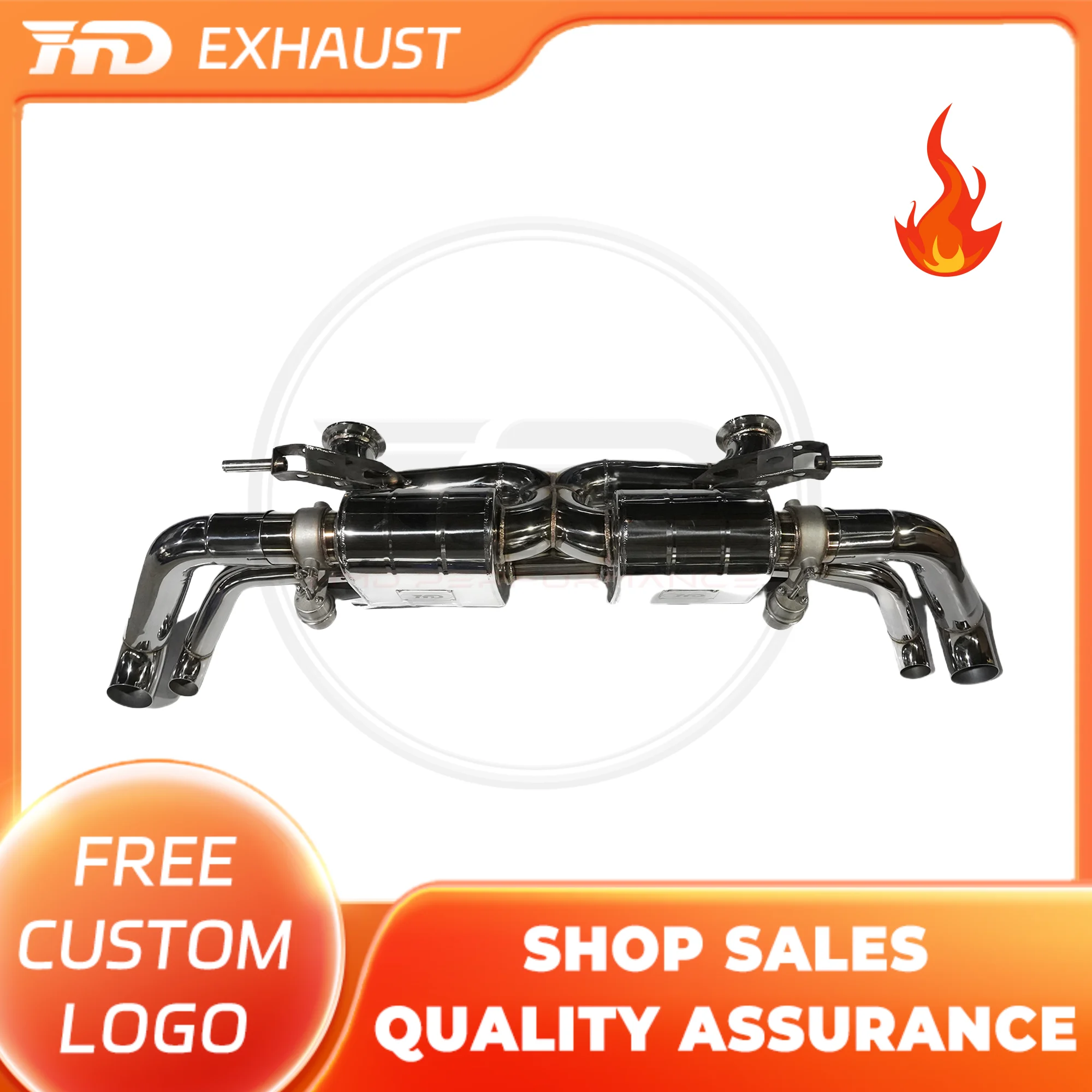 HMD Exclusive customization Stainless Steel Exhaust System Performance Catback Exhaust For Audi R8 V10 with valves car
HMD Exclusive customization Stainless Steel Exhaust System Performance Catback Exhaust For Audi R8 V10 with valves car
